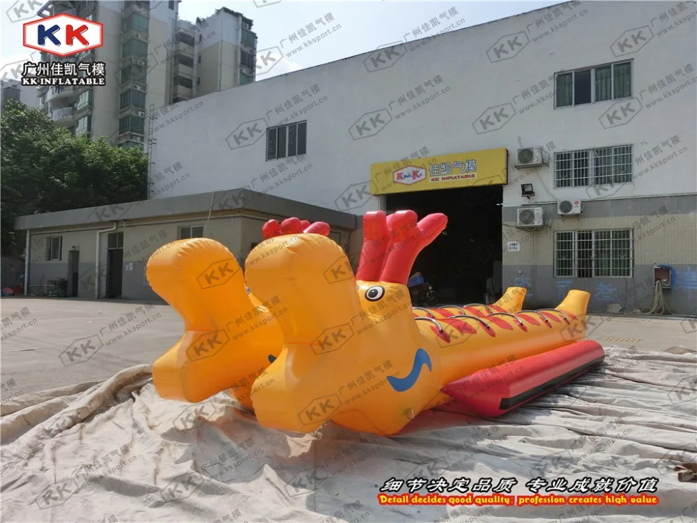 Marine PVC Rigid Inflatable Boat Chinese Dragon Boat For Adultsboat