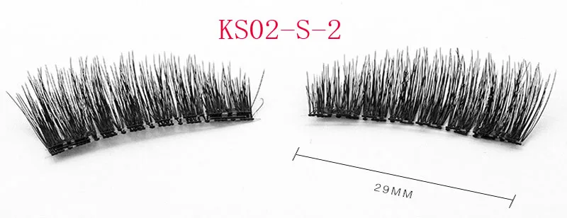 Макияж 3D Магнитный ненастоящий ресницы 1 пара/4 шт натуральные мягкие индивидуальные удлиненные длинные черные без клеящийся, накладной ресницы