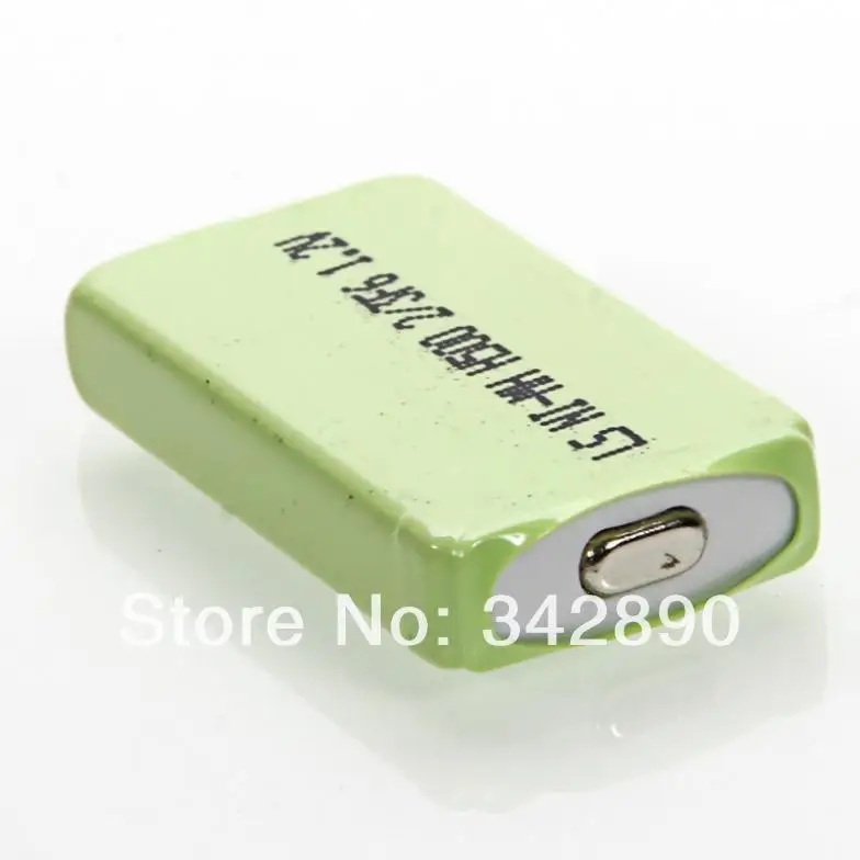

High Quality 2pcs/Lot LS NI-MH 1.2V 500MAH F6/50 Battery Green Freeshipping