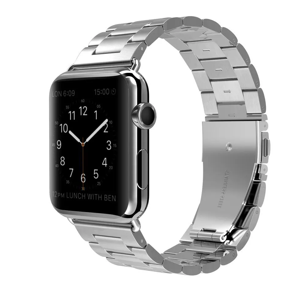 Ремешок для спортивных часов для Apple Watch Band 38 мм 42 мм 40 мм 44 ремешок для часов, мм браслет для iwatch 4 3 2 1 браслет из нержавеющей стали