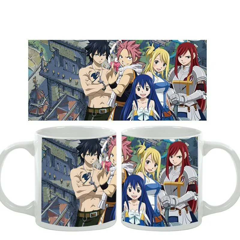 

Fairy Tail Discoloration Mugs Thermal Reaction Temperature Sensing Ceramic Cup Mark Creative Gifts