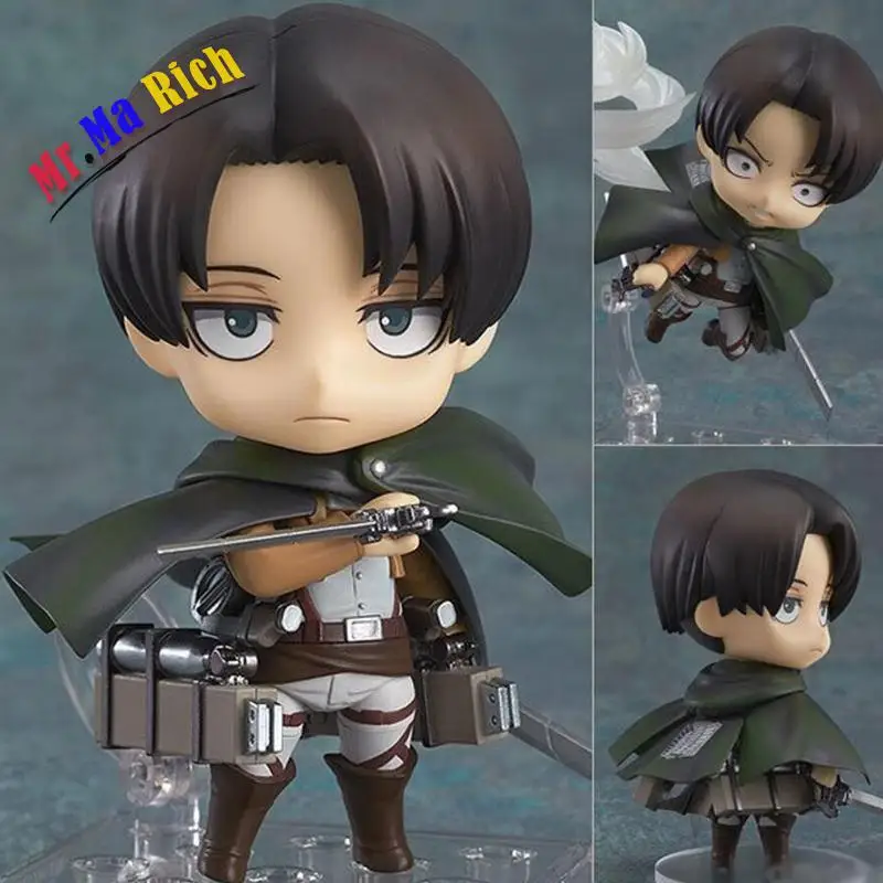 

Attack On Titan Levi Ackerman Nendoroid 390 Pvc Action Figure 10cm Model Toy