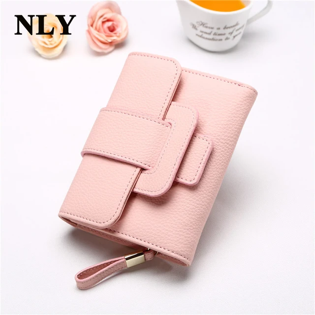Spring Summer Fashion Tri Folds PU Female Standard Teenage Girls