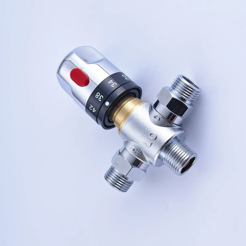 Терморегулятор для мойки. Thermostatic. Термостатический смеситель клапан 1,2. Клапан термостатический трехходовой 1/2" rbm 1790400. Латунный смеситель для ванной с регулировкой температуры.