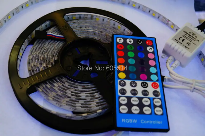 

[Seven Neon]Free shipping waterproofing 100meters DC12V IP65 waterproof 5050 SMD LED RGBW Strip