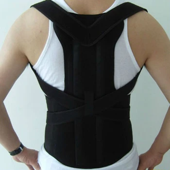 

Men's Back Posture Corrector Back Braces Belts Lumbar Support Belt Strap Posture Corset for Men HEALTH CARE AFT-B003