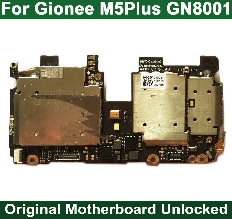 

HAOYUAN.P.W Full Work Original Unlock Motherboard Logic Circuits FPC Electronic Panel For Gionee M5 Plus M5Plus GN8001 3GB+64GB