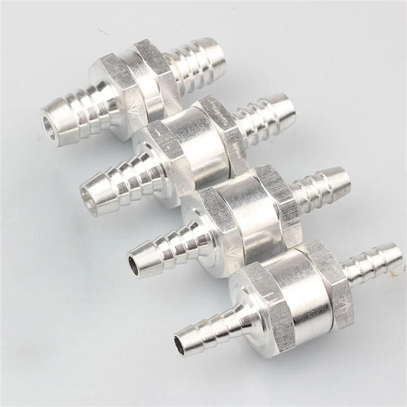6/8/10/12mm Alliage d'Aluminium One Way carburant non retour Clapet anti-retour Essence Diesel 6/8/10/12mm Alliage d'Aluminium One Way carburant non retour Clapet anti-retour Essence Diesel