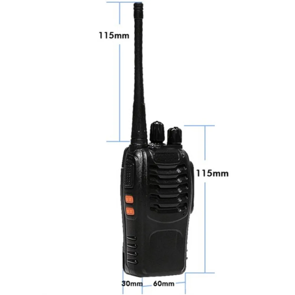 1 компл. Baofeng BF-888S двухканальные рации 5 Вт ручной Pofung bf 888 s UHF 400-470 МГц 16CH двухсторонний портативный любительский радиопередатчик