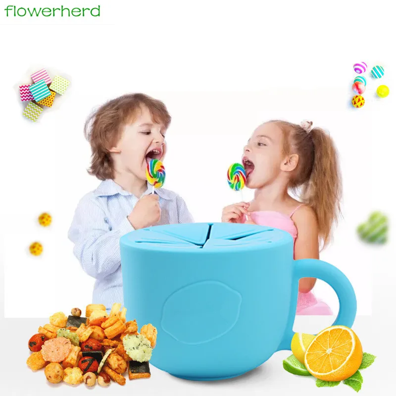 

10x8cm Baby Silicone Popcorn Bowl Microwave Popcorn Maker Bowl Snack Popcorn Bucket Container Kitchen Baking Tools