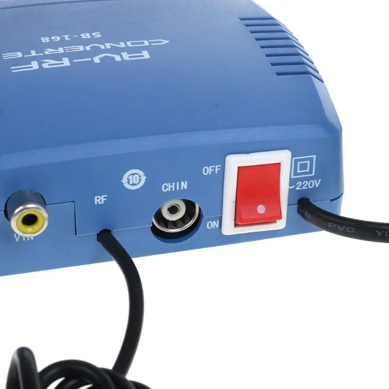 

AV-RF Converter Television System TV Signal Standard Audio Video Signal Modulator TV 220V Stereo Double Track F42D