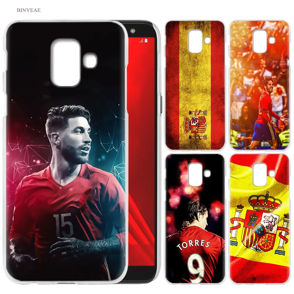 

Cell Phone Case for Samsung Galaxy S9 S8 S7 Edge Plus A6 A7 A8 A9 J4 J6 Plus 2018 Note 8 9 Cover Spain Spanish national flags