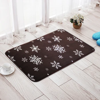 

Beautiful Winter Carpet For Livingroom Bedroom Bathroom Kitchen Non Slip Bath Mat WC Mat Bed Side Rug Bathroom Mat Floor Rugs