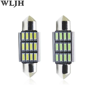 

WLJH 4x Canbus 41mm LED Car Light Lamp Bulb 12v Auto Lighting Dome Interior Roof Bulb for Ford Falcon EF EL AU BA BF FG XR6 XR8
