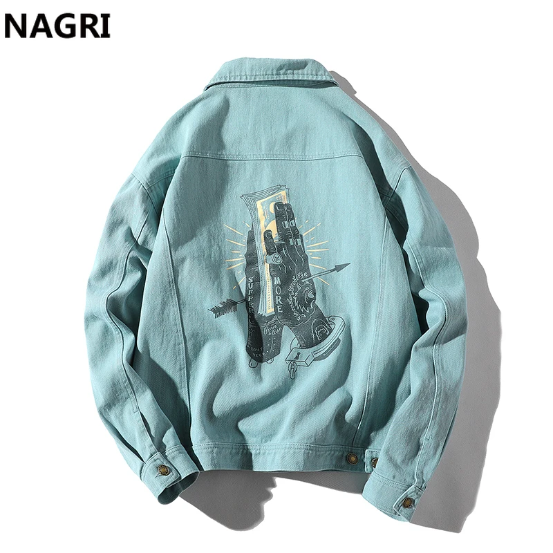 2019 Denim Jacket Men Streetwear Printed Hip Hop Jeans Coat Jacket Harajuku Casual College Autumn Vintage Cargo Tactical Jacket 2019 Denim Jacket Men Streetwear Printed Hip Hop Jeans Coat Jacket Harajuku Casual College Autumn Vintage Cargo Tactical Jacket