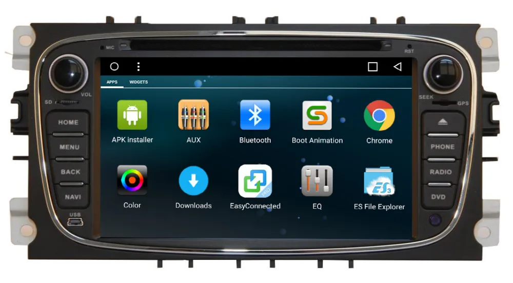 Sale Quad Core Android 6.0 Car DVD for Ford Focus Mondeo S max C max with GPS Navigation Bluetooth WIFI 3G Audio Radio Stereo 2