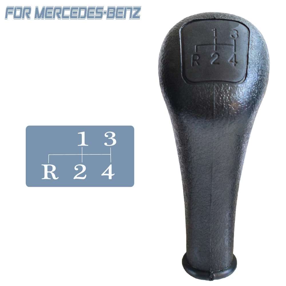 Черный пластик 4 скорости 5 скоростей автомобиля MT переключения передач Leve ручка для Mercedes Benz W123 W124 W126 W140 W190 W201 W202 автомобильные аксессуары