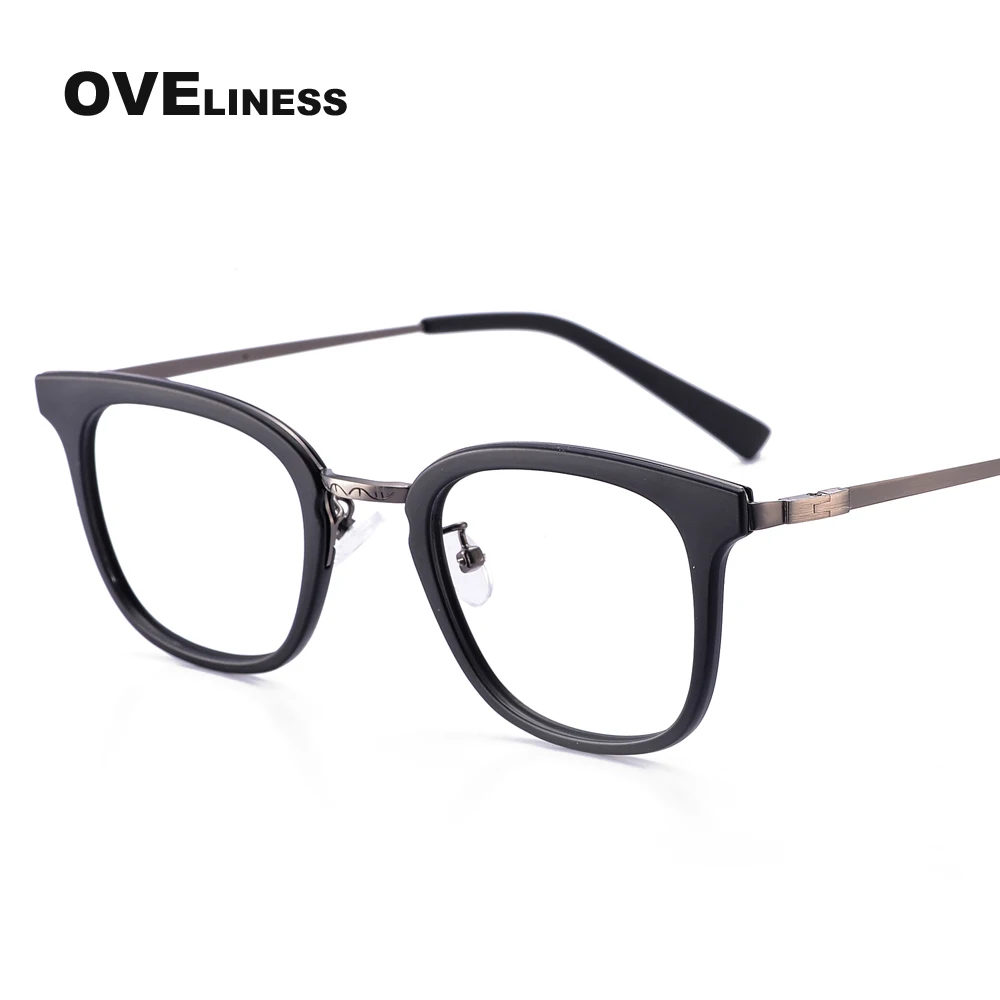 

TR90 men eyeglass frames retro round clear myopia optical spectacles Optical Eyewear Female Grade Points Nerd Myopia Eyewear