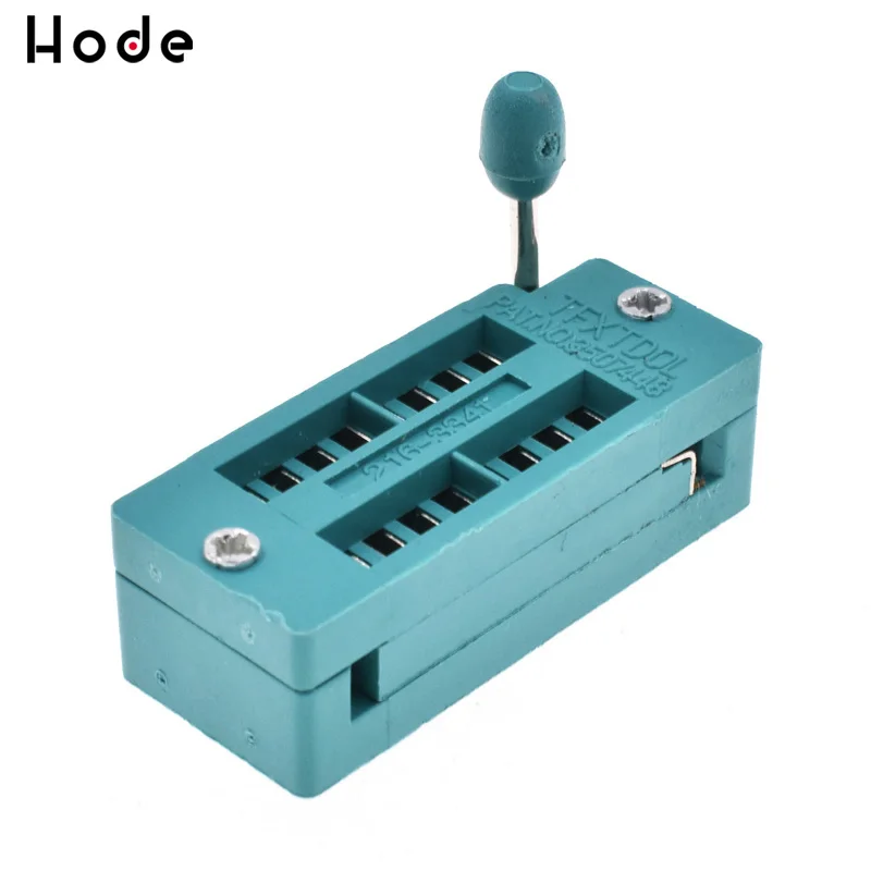 1 шт./лот 16 20 28 32 40 Pin 2 54 мм Green DIP Универсальный ZIF IC тестовый Тип паяльной
