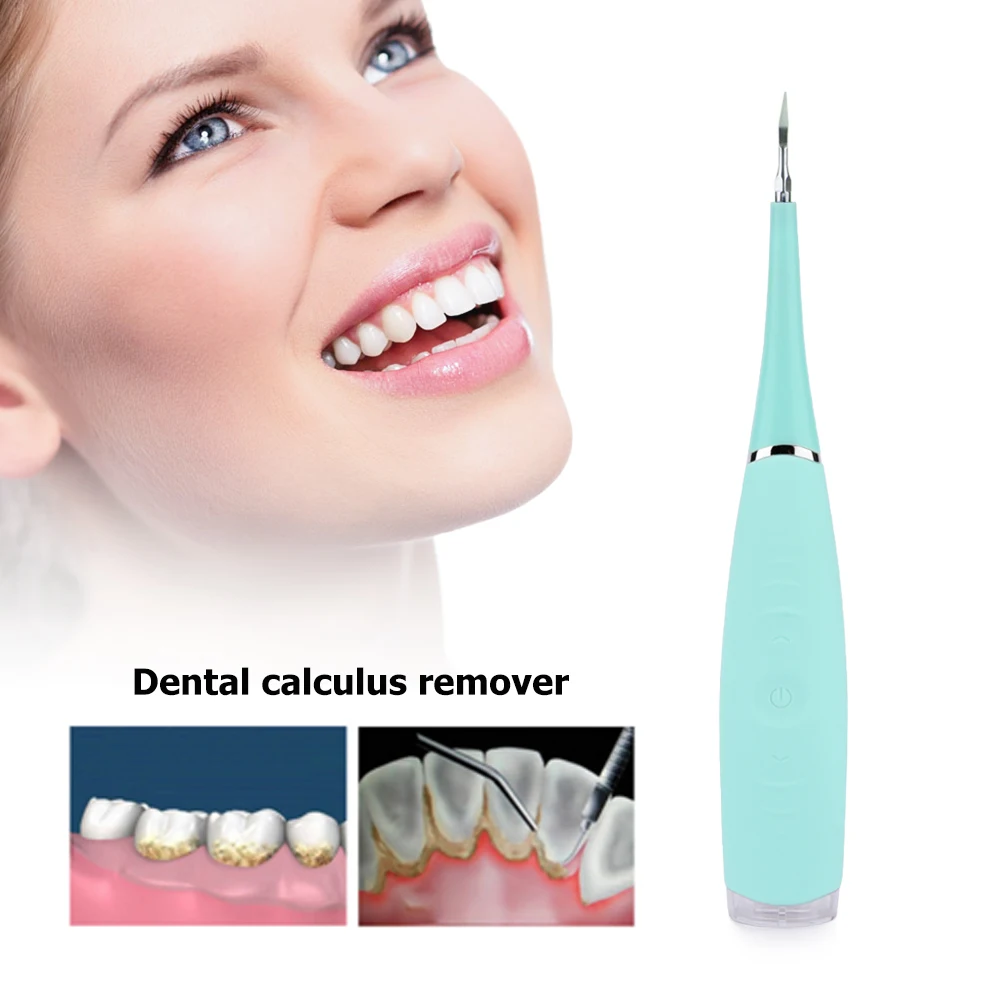 Teeth Whitening Waterproof Tooth Stain Eraser Tartar Teeth Stains Scaling Tools USB Charging Ultrasonic Dental Cleansing Machine