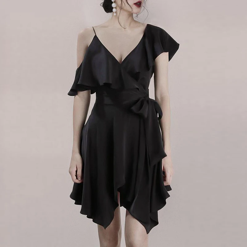 INDRESSME-2019-New-Fashion-Off-the-Shoulder-V-Neckline-Sashes-Ruffle-Women-Party-A-Line-Midi