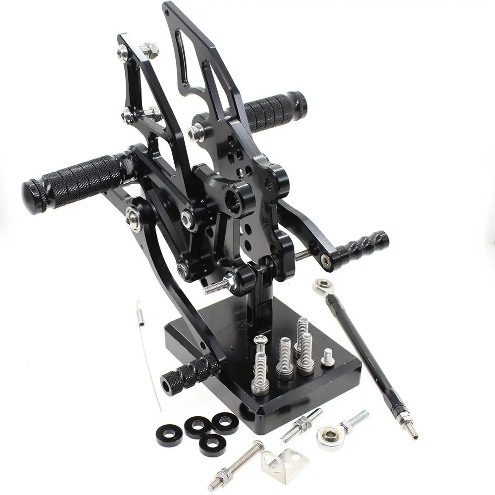 

For Yamaha YZF R25/R3 MT-25 CNC Adjustable Rearsets Motorcycle Accessories Foot Rest Foot Pegs YZF-R25 YZF-R3 MT25 Foot Rests