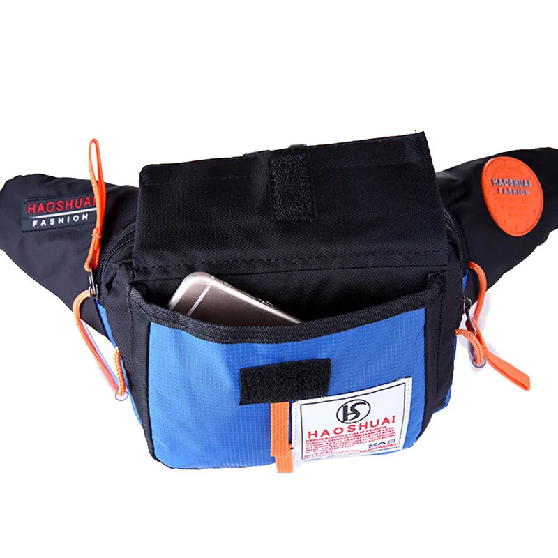 Skup 2019 mężczyźni wodoodporny Nylon piterek talii torba pas biodrowy Messenger torba na ramię torebka torba z paskiem do zawieszenia na piersi