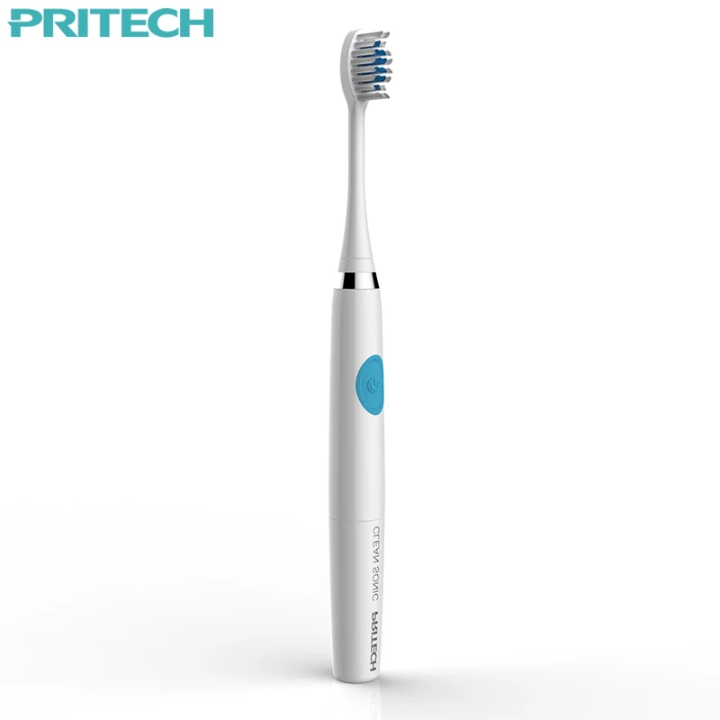 PRITECH звуковая электрическая зубная щетка вращающаяся электрическая зубная щетка Водонепроницаемая на батарейках с еще одной головкой щетки Oral Hygien
