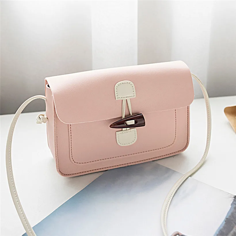 

Small Leather Women Bag Fashion Cover Hasp Crossbody Bag Messenger Phone bag Korea Style bolsa feminina Shoulder Bags for Lady