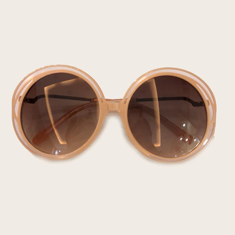 Frauen Vintage Sonnenbrille Brillen Rahmen No1 Sunglasses no3 Weibliche Acetat Sunglasses no4 Sunglasses no2 Sunglasses Mode Runde Hochwertige Markendesigner Ew1fAYtx