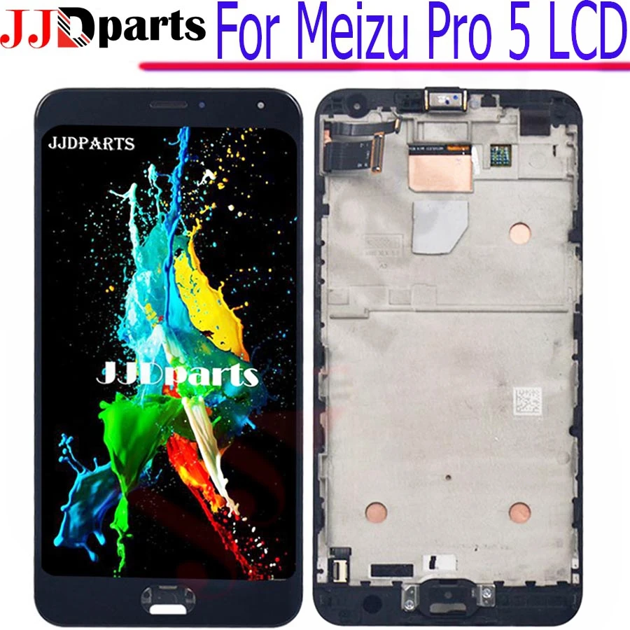 

NEW 1920*1080 For Meizu Pro 5 LCD Display Touch Screen Digitizer Assembly with Frame For Meizu pro5 pro 5 LCD Screen Replacement