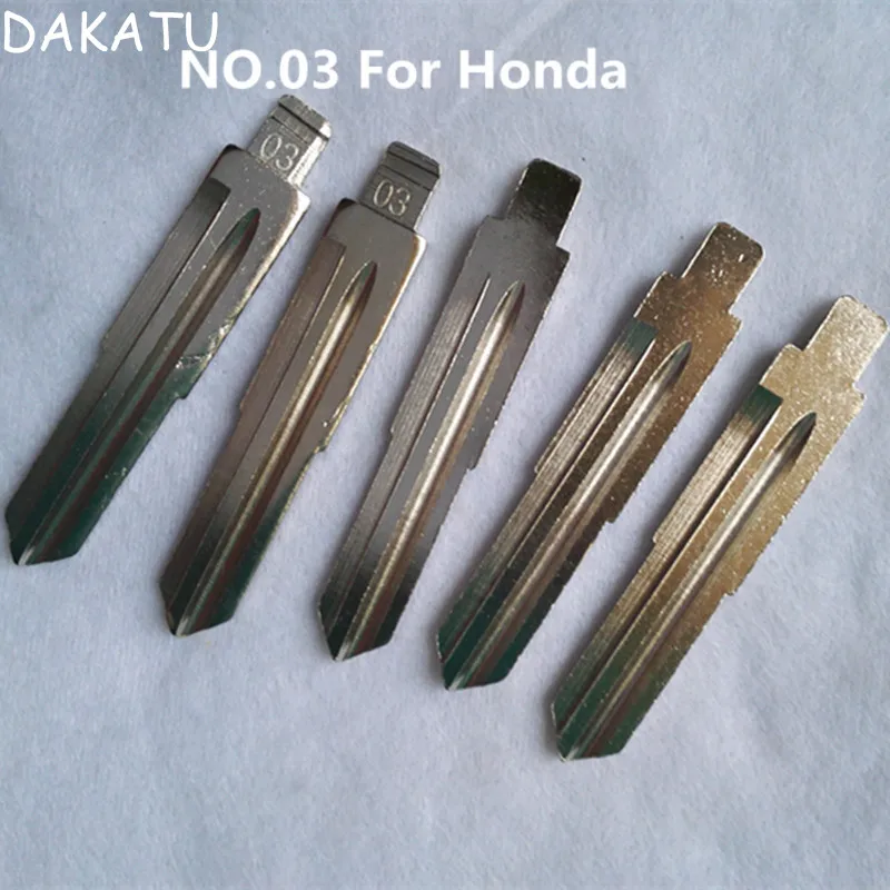 DAKATU нет. 03 лезвие ключа для старого Honda 2,3 Accord лезвие выкидного ключа