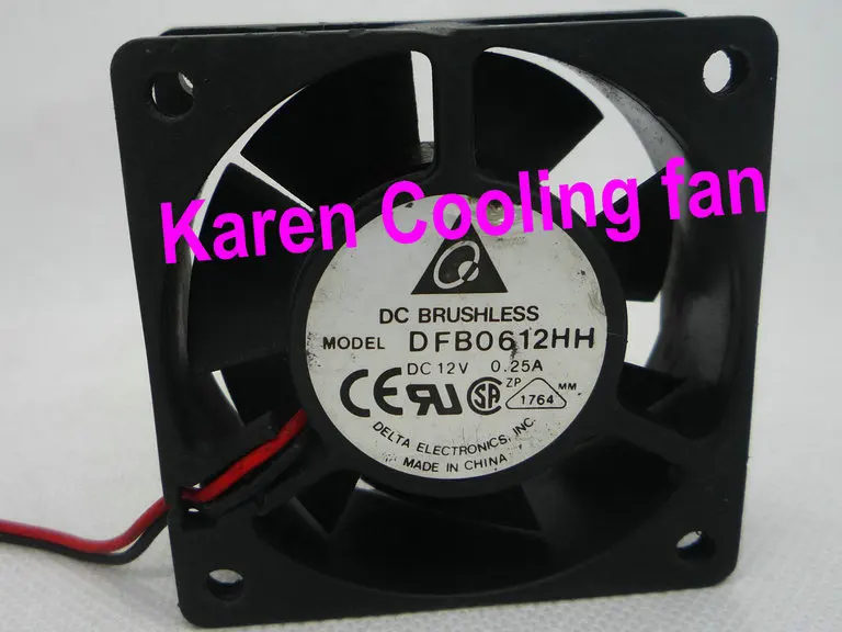 

6cm DFB0612HH 6025 12V 0.25A Cooling fan