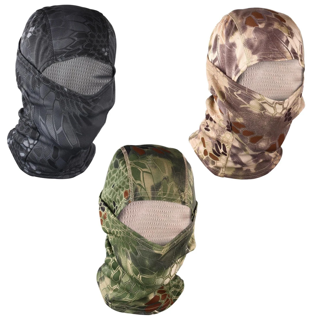 Protect Full Face Camouflage Face Mask Airsoft Paintball Gear Ski