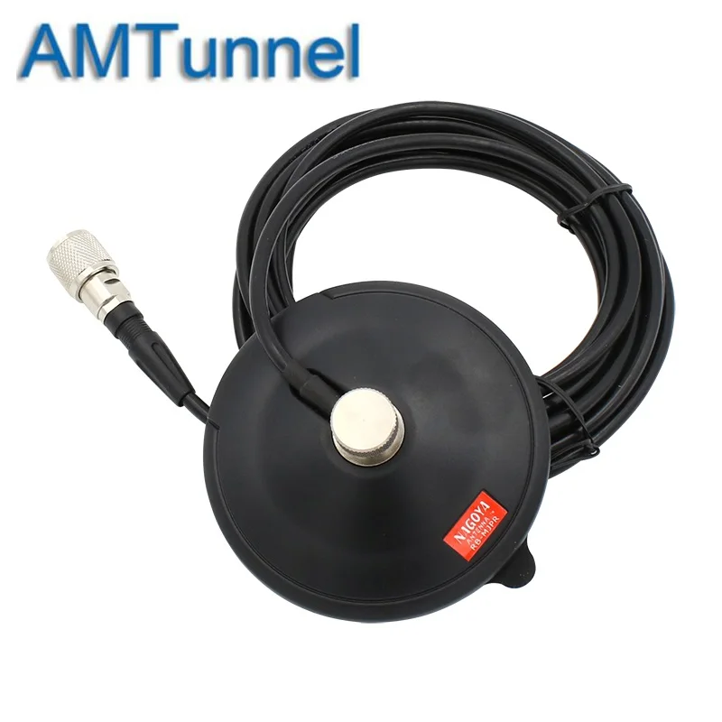 

Mobile Car Antenna Magnetic Roof Mount Base with 5m RG-58 A/U Coaxial Cable UHF Male Connector