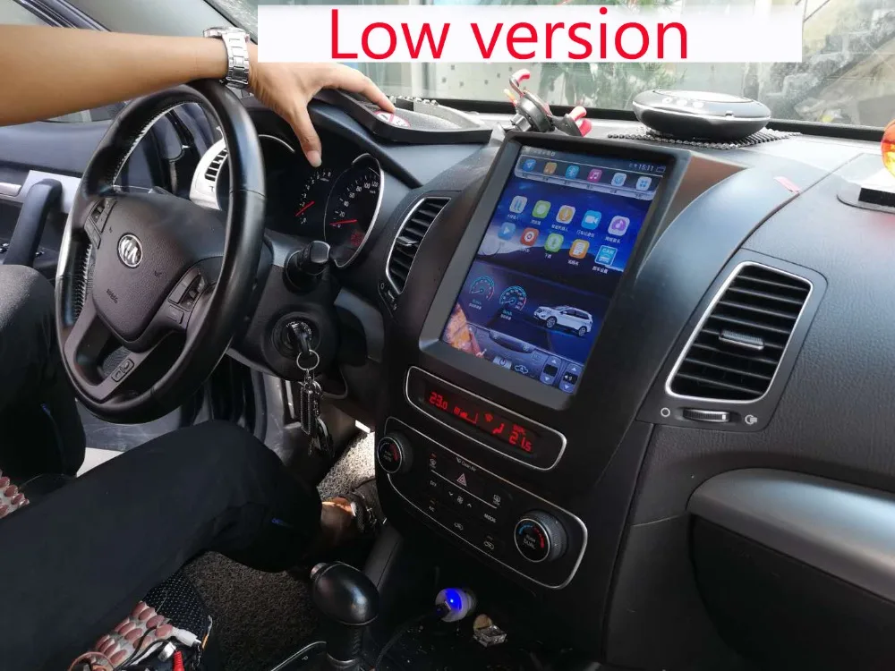 

10.4 inch Big screen Tesla Screen Vertical Screen Android Car PC GPS Navigation Radio Player For KIA Sorento