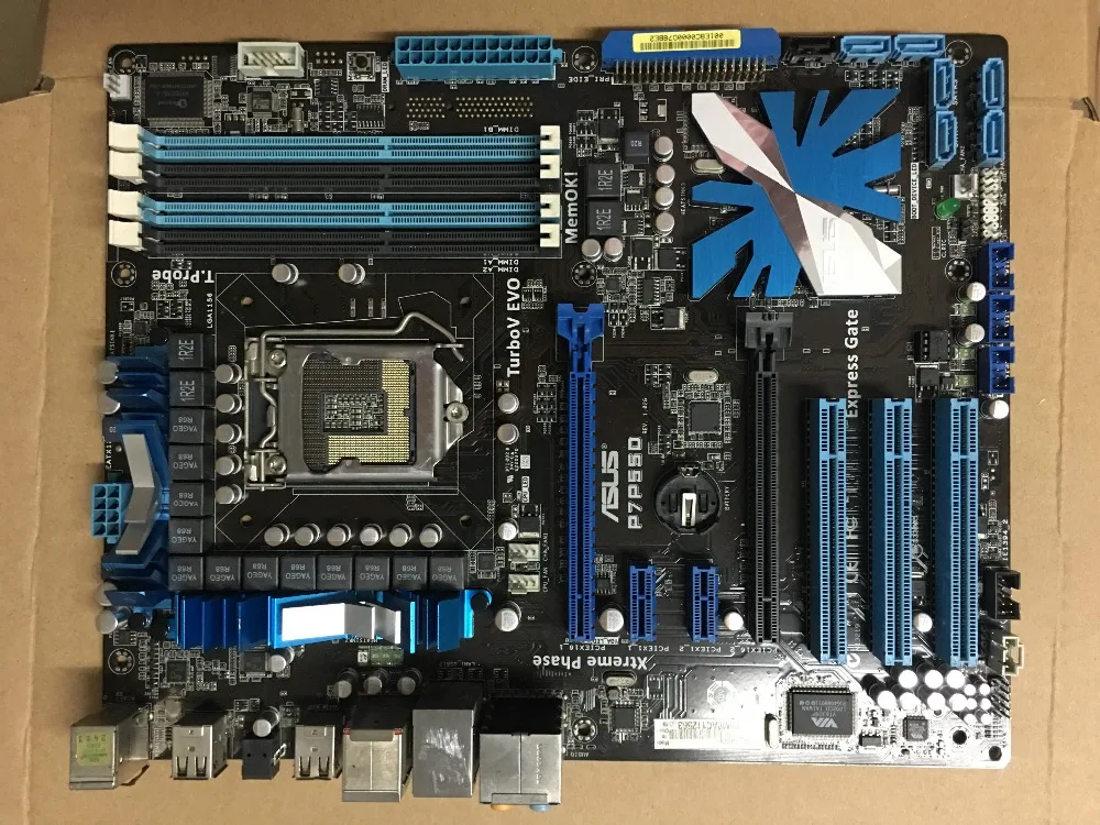 Бесплатная доставка оригинальный ASUS P7P55D LGA 1156 DDR3 для i5 i7 процессор 16 ГБ USB2.0 SATA2