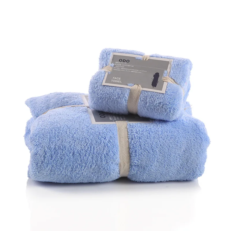 Beach Towels 2pc//set Microfibre Super Absorbent Plush Bath Towel Quick-Dry Spa