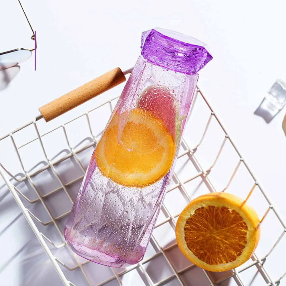 Outdoor Sports Water Bottle Portable Leak-proof Water Bottle Fashion Hand Cup Travel Freezer Safe Camping Heat-resistant Kettle
