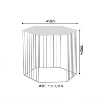 Луи моды скандинавских гостиной Железный художественный чай несколько геометрических моды угол творческий большой и маленький бытовой СТОЛ простой - Цвет: Short money