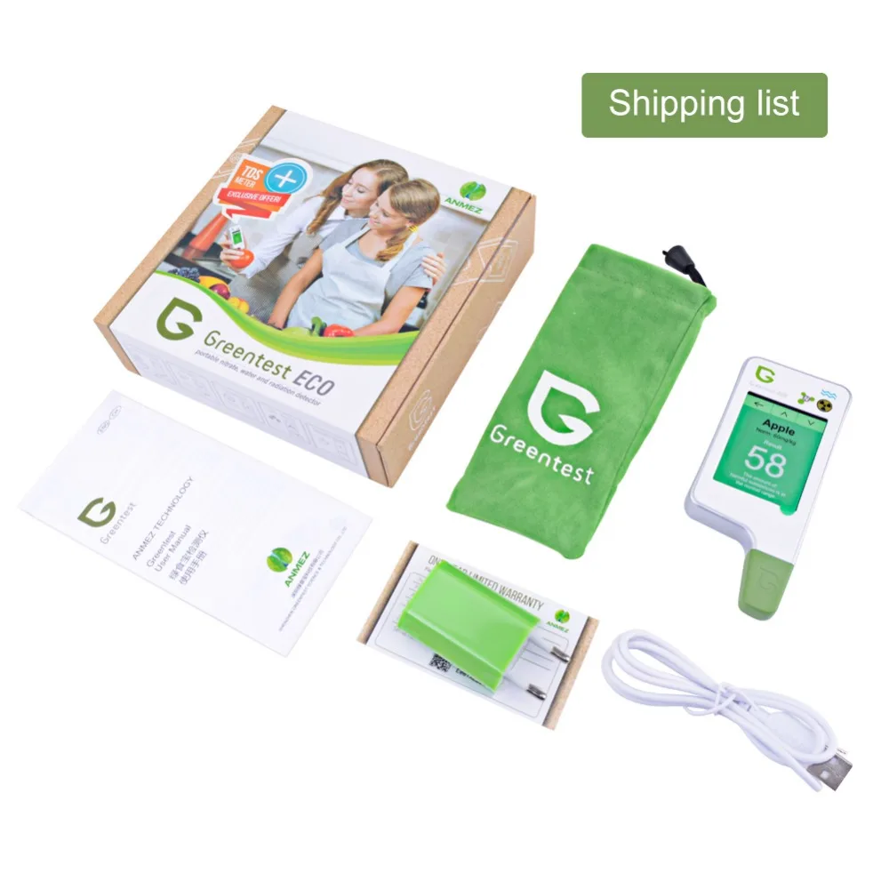 GREENTEST ECO V5 нитрат пестицид осадка овощи/фрукты/излучение/качество воды пищевой