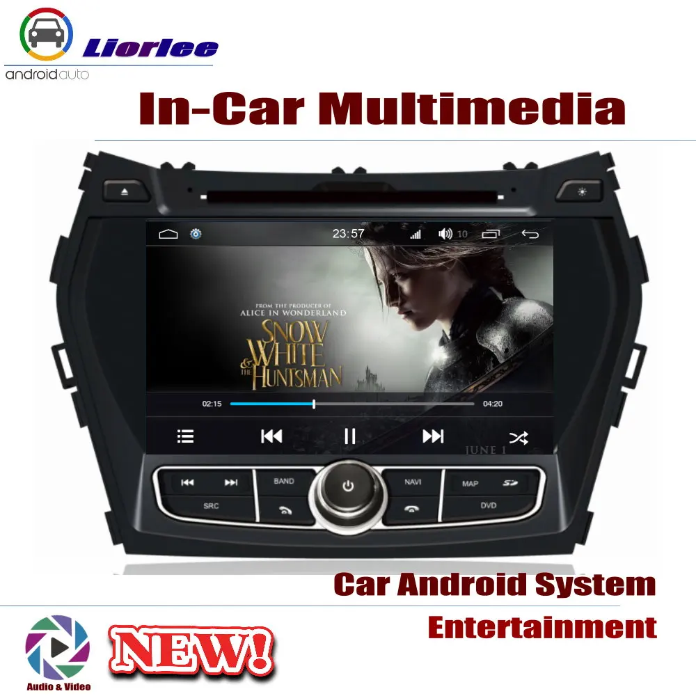 Для hyundai Santa Fe(DM NC) 2013 Автомобильная Android система Android 8 ядерный HD экран радио dvd-плеер gps Navi