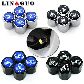 

4pcs Car Wheel Tire Valves Tyre Air Caps case for lada niva kalina priora granta largus vaz samara 2110 Motorcycle Automobiles