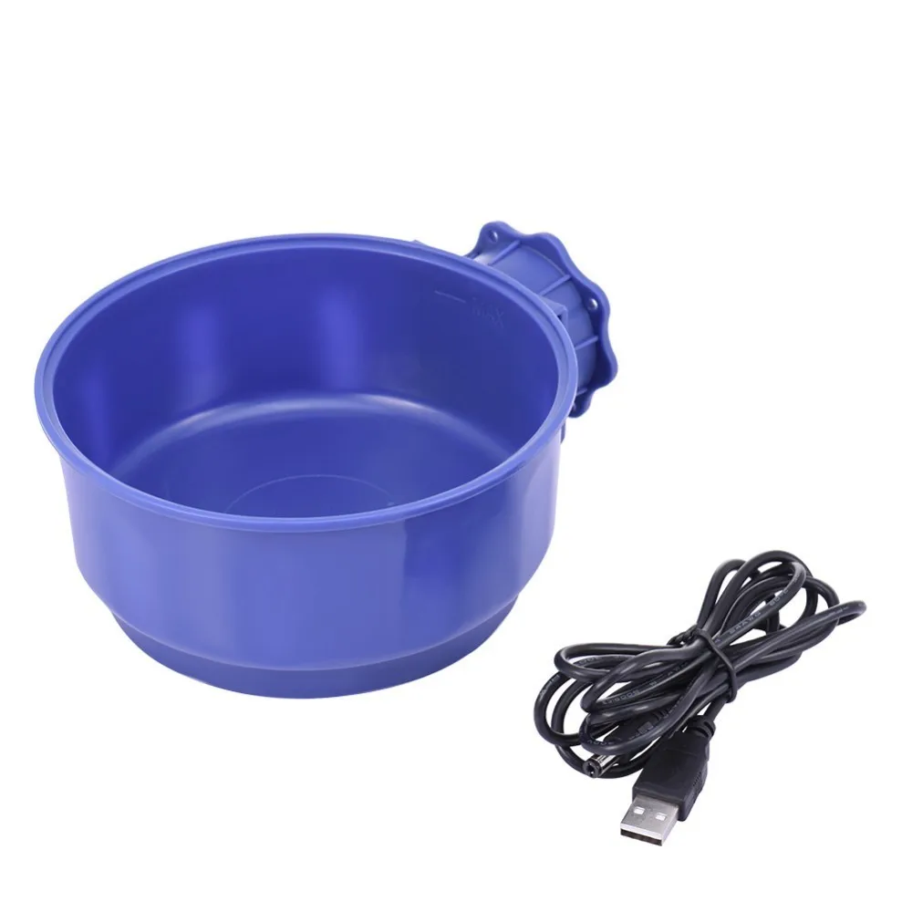 700ml Usb Heated Food Water Bowl Heated Pet Safe Feed Cage Bowl