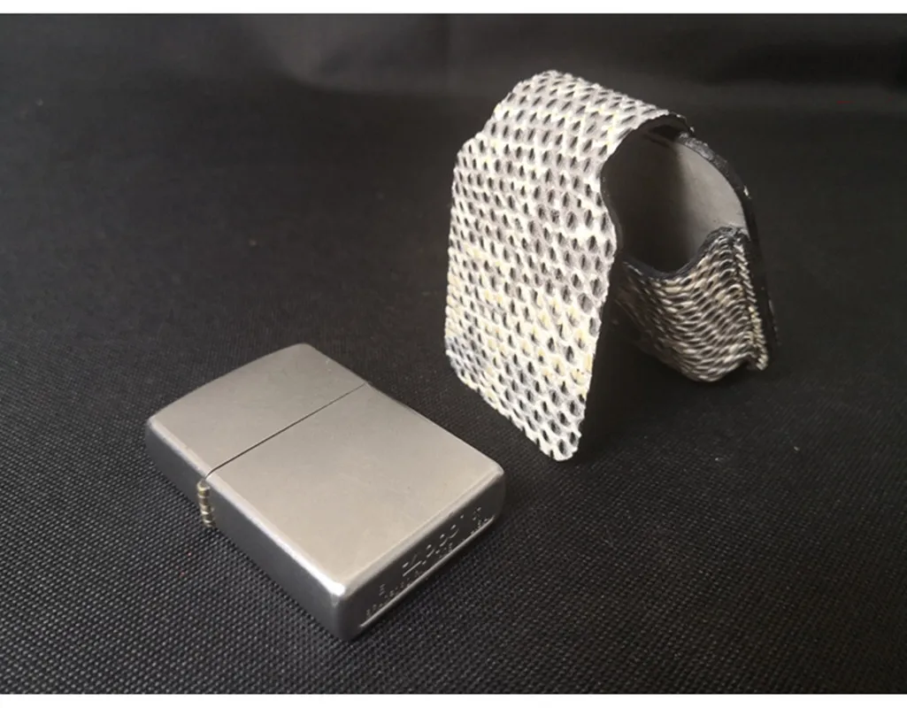 Holster for Zippo Cigaret Lighter Protective Case Shaping Cold Compression Molding To Send Acrylic Template 75x53x25mm