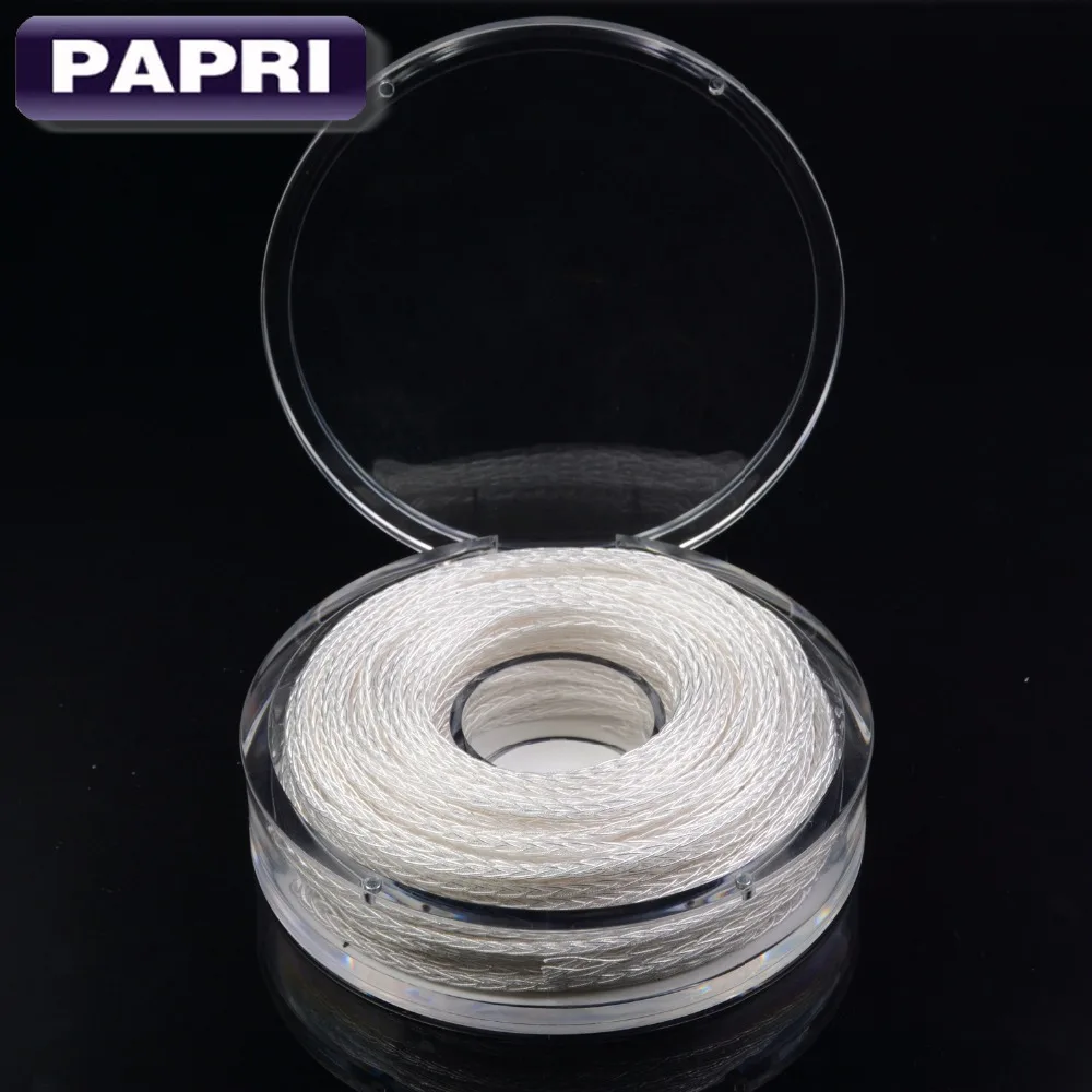 PAPRI наушники кабель PTFE Серебряный OCC провод 6N для HiFi гарнитура динамик DIY