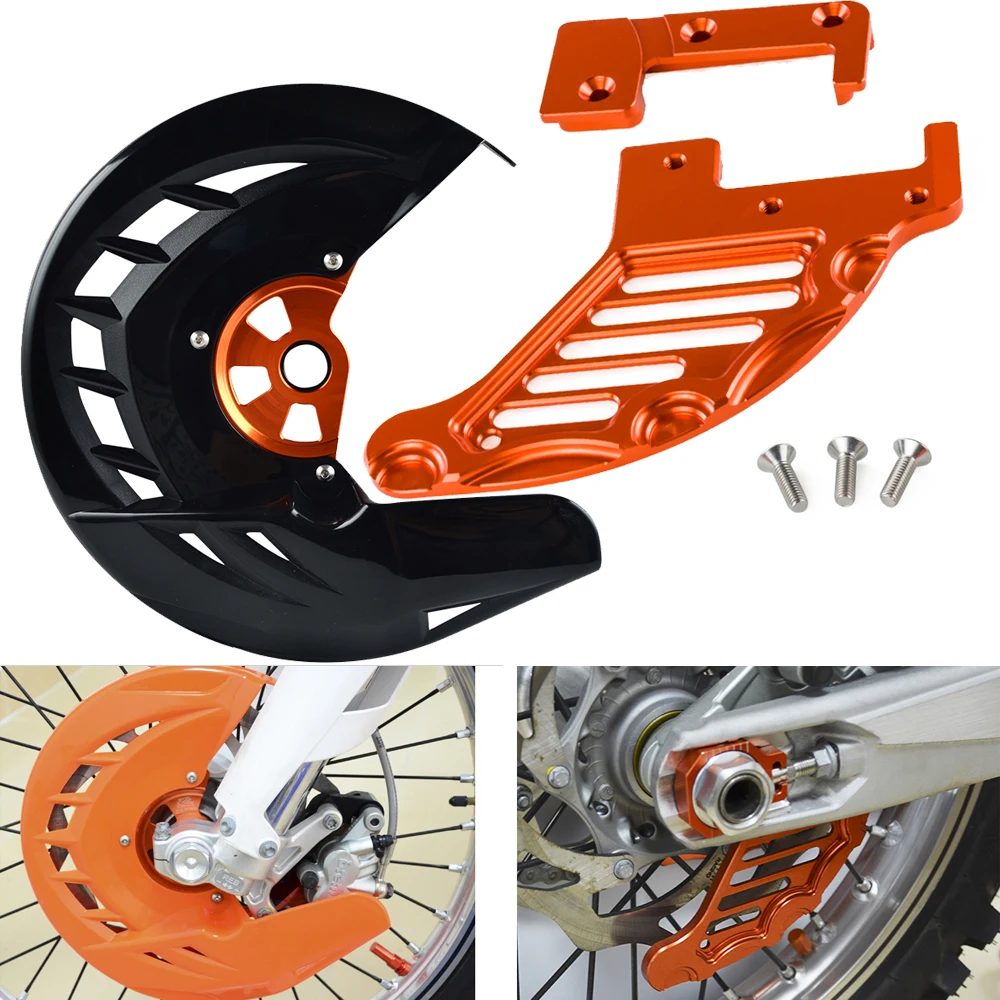 Передняя защита заднего тормозного диска для KTM SX SX-F XC XC-F EXC EXC-F 125 150 200 250 300 350 400 450 530 - Цвет: OB