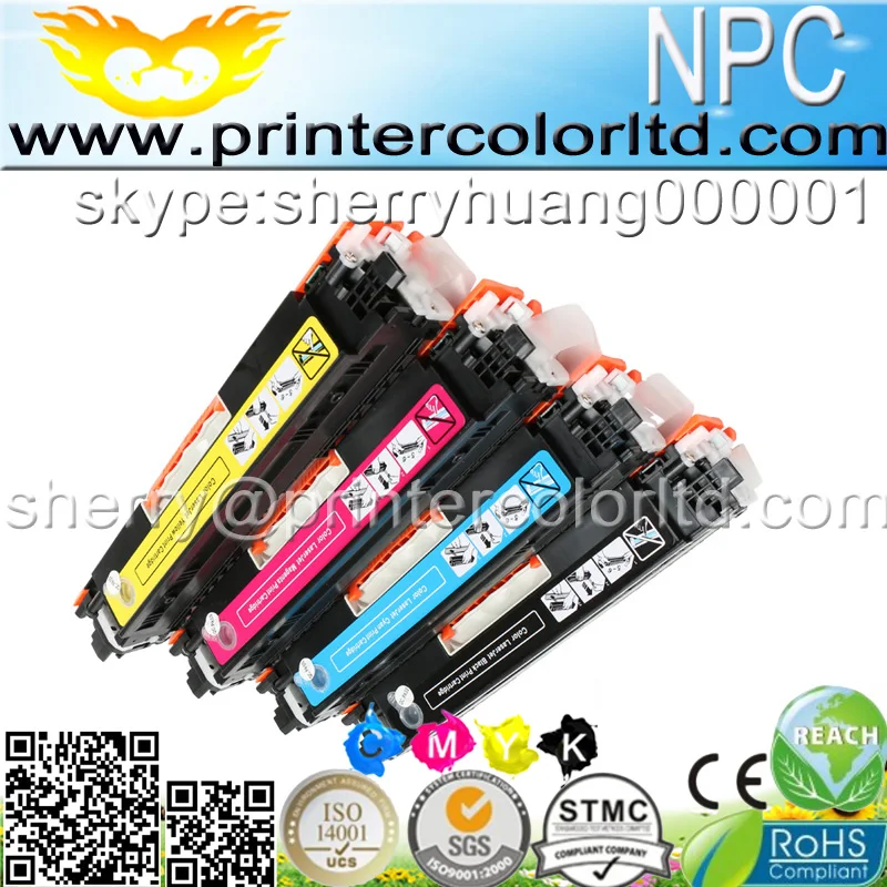 Картридж с цветным тонером для принтера hp Color LaserJet Pro MFP M176n M176 M177fw M177 4 шт./лот CF350A