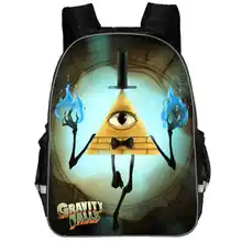 11/1316 дюймов рюкзак аниме Гравитация Фолс школьные рюкзаки Мэйбл Пайнс/Диппер Пайнс школьная сумка для детей Детский рюкзак для книг