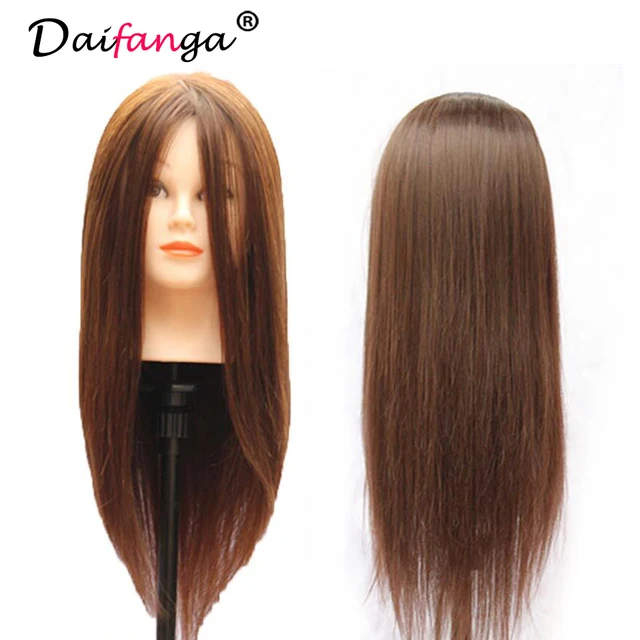 90 Real Human Hair Mannequin Head Hairdressing Doll Heads 90 Real Human Hair Mannequin Head Hairdressing Doll Heads Cosmetology Women Hairdresser